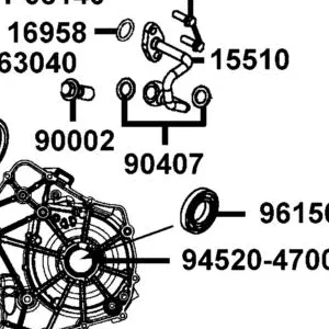 90407-KAM1-001 SEALING WASHER B OIL PIPE JOIN — diagram cutout