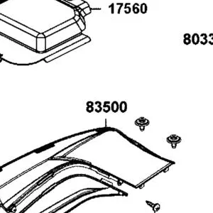 83500-LGN5-E00-EER COVER A R SIDE — diagram cutout