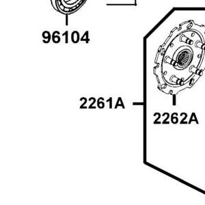 2261A-PWB1-800 CLUTCH ASSY PRIMARY — diagram cutout