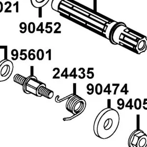 24435-PTA1-800 SPRING TORSION CAM ARM — diagram cutout