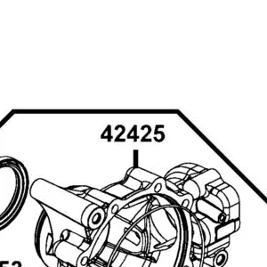 42425-LFA5-900 HOUSING GEARCASE-FRONT MACH — diagram cutout