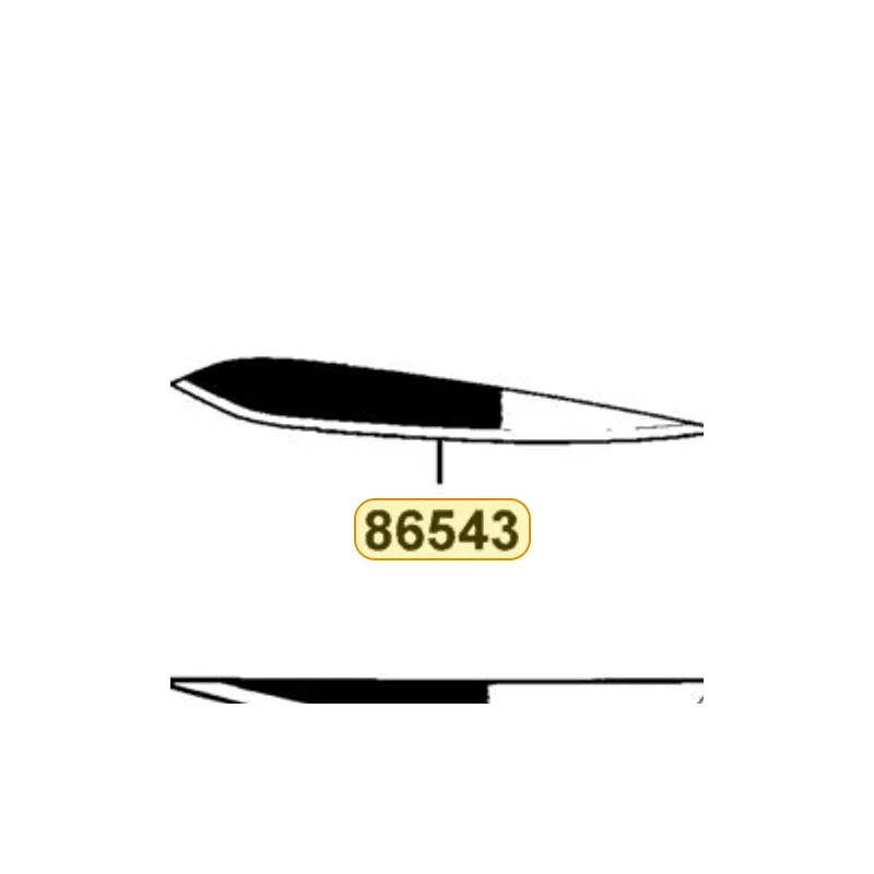 86543-LGN5-E60-T07 STRIPE B R FENDER FRONT — diagram cutout