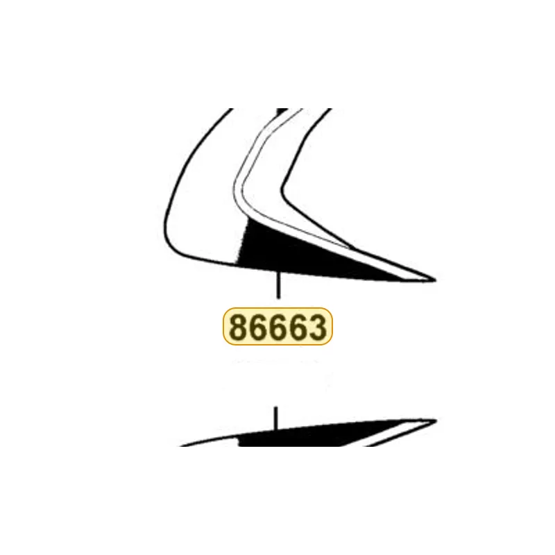86663-LGN5-E60-T01 STRIPE C R FENDER REAR — diagram cutout