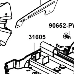 31605-LGC7-E00-N1R TRAY ELECTRICAL (Black) — diagram cutout
