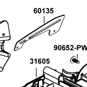 60135-LGC7-E00-N1R PANEL B. SPLASH RIGHT (Black) — diagram cutout