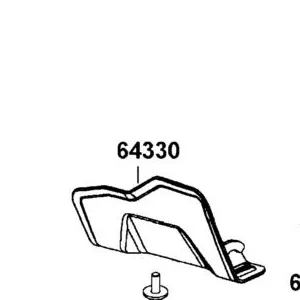 64330-LFE9-E00-N1R GUARD R BOOT (Black) — diagram cutout