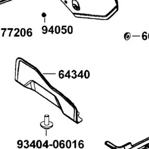 64340-LFE9-E00-N1R GUARD L BOOT (Black) — diagram cutout