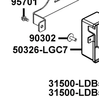 50326-LGC7-E00-N1R COVER BATTERY (Black) — diagram cutout