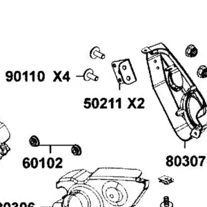 50211-LGC7-E00 STAY REFLECTOR — diagram cutout