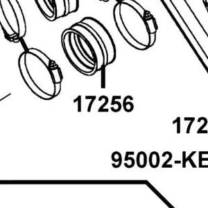 17256-LGC3-E01 BOOT THROTTLE BODY-CHAMBER — diagram cutout