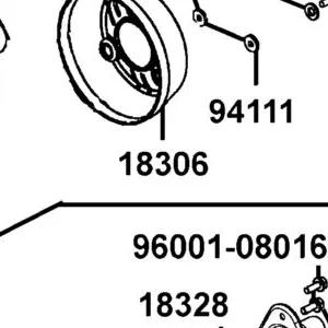 18306-LGC7-E00-HZF TAIL CAP MUFFLER — diagram cutout