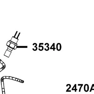 35340-PWB1-900 PRESSURE SWITCH SINGLE BANJO (EURO) — diagram cutout