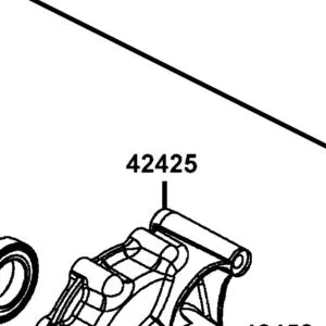42425-LFA5-910 HOUSING GEARCASE REAR MACH — diagram cutout
