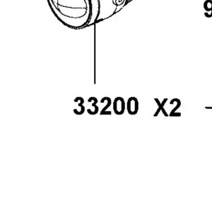 33200-AHA9-E01 LIGHT ASS'Y HEAD HIGH BEAM — diagram cutout
