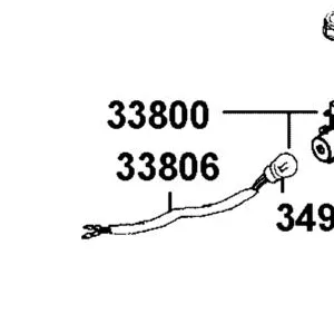 33806-LGN5-900 SOCKET COMP R/L — diagram cutout