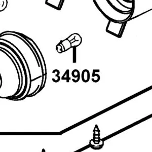 34905-LCA5-900 BULB POSITION 12V5W — diagram cutout