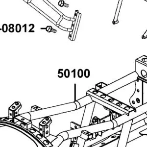 50100-LGC7-900 BODY COMP FRAME — diagram cutout