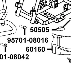 60160-LGC7-E01-N1R PROTECTOR HOSE (Black) — diagram cutout