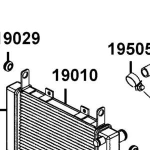 19010-PTA1-900 RADIATOR ASSY — diagram cutout