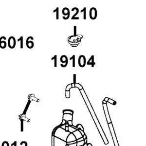 19104-PTA1-900 HOSE ASSY DRAIN — diagram cutout
