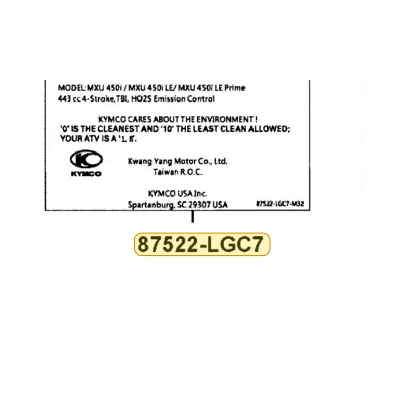 87522-LGC7-M32-T01 USA EPA HANG TAG — diagram cutout