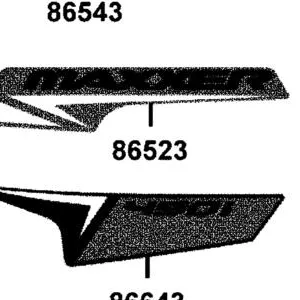 86523-LGC7-M01-T04 STRIPE R FENDER FR — diagram cutout