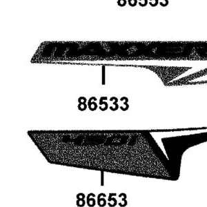 86533-LGC7-M01-T04 STRIPE L FENDER FR — diagram cutout