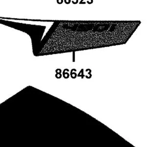 86643-LGC7-M00-T03 STRIPE B R RR FENDER — diagram cutout