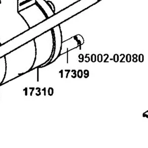 17309-BAD9-M00 TUBE ASSY DRAIN — diagram cutout