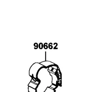 90662-AKD3-900 PIPE CLAMP. 38 — diagram cutout
