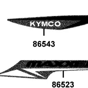 86543-LGC7-M01-T02 STRIPE B R FENDER FR — diagram cutout