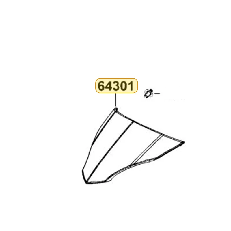 64301-LGN5-Y00-T02 COVER FRONT — diagram cutout