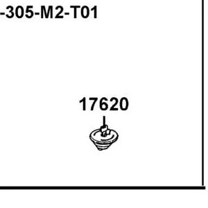 17620-ALE8-M00 CAP COMP.??? FUEL FILLER — diagram cutout