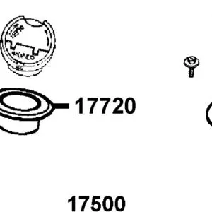 17720-LGC3-MY3 TRAY TANK COVER — diagram cutout
