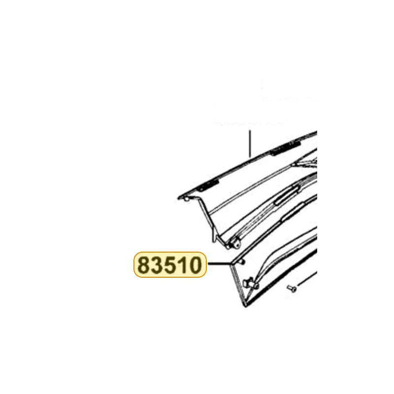 83510-LGN5-Y00-T02 COVER B R SIDE — diagram cutout