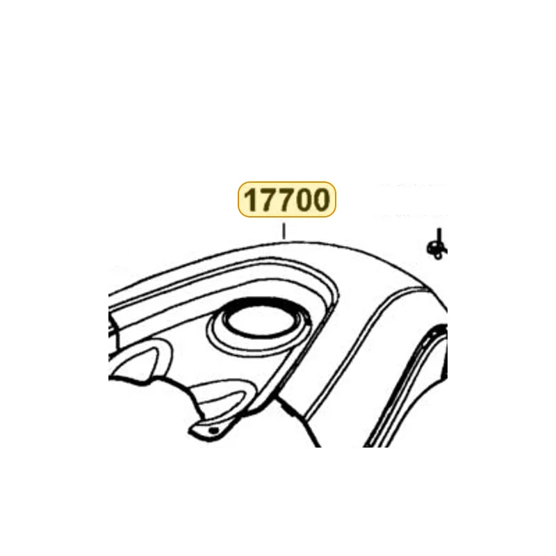 17700-LGN5-600-JBP COVER.TANK (MAT BLACK) — diagram cutout