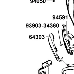 64303-LGN5-E00-NEP COVER R GRILLE — diagram cutout