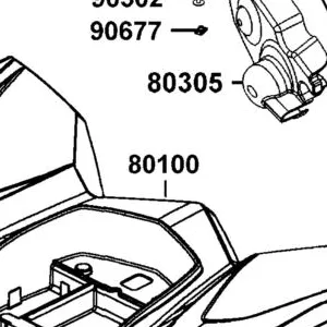 80100-LGN5-600-X2P FENDER.REAR — diagram cutout