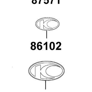 86102-LDB5-900-T02 EMB K-LOGO 28.5mm-PP — diagram cutout