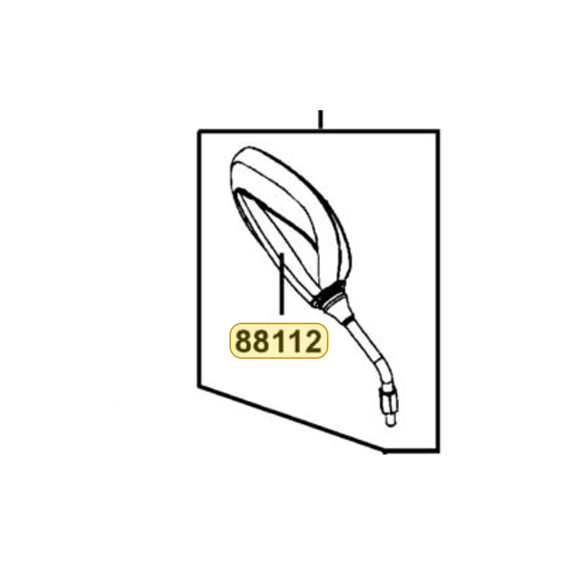 88112-LAC7-900-N8P LID R MIRROR HOLDER (Bright Silver) — diagram cutout