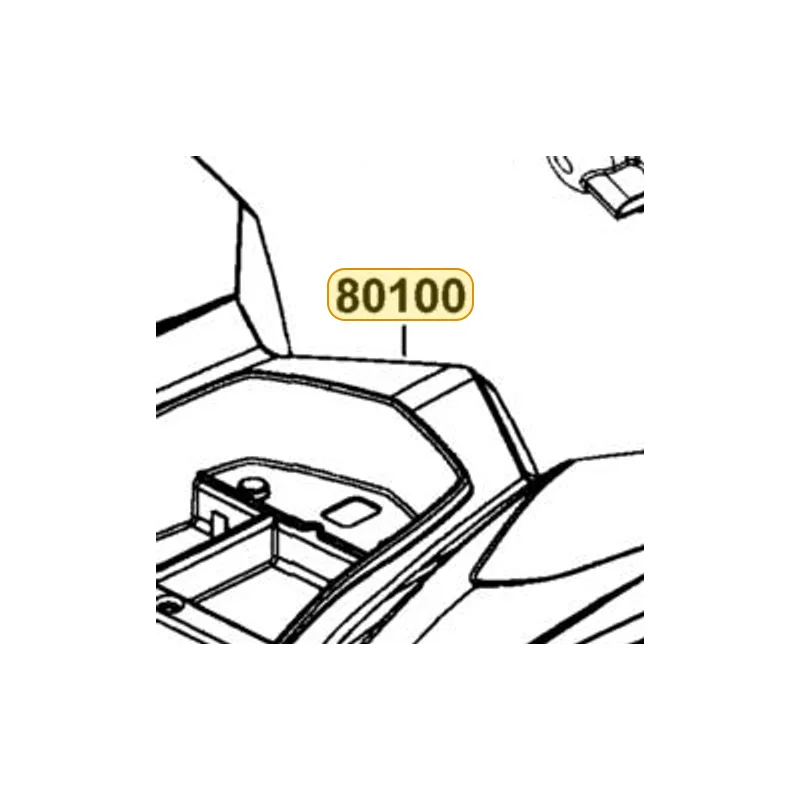 80100-LGN5-E00-YUR FENDER REAR ORANGE — diagram cutout