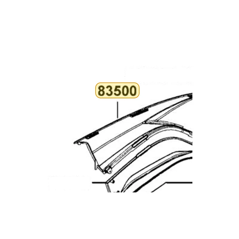 83500-LGN5-E00-YUR COVER A R SIDE — diagram cutout