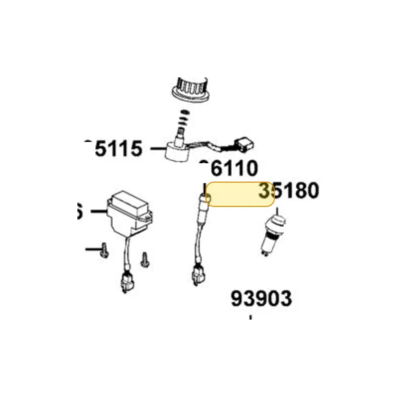 35180-LED4-900 SW UNIT HORN — diagram cutout