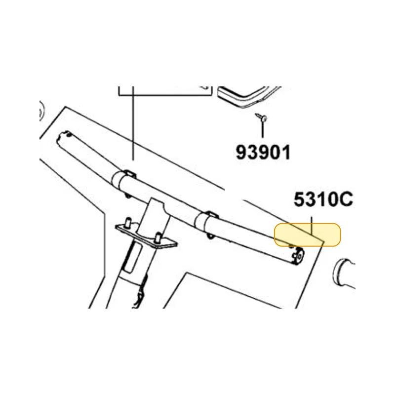 5310C-LHD7-900 HANDLE ASSY. — diagram cutout
