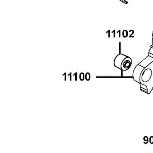 11100-LBD4-900 CRANK CASE COMP RIGHT — diagram cutout