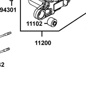 11200-PTA7-305 CRANK CASE COMP L — diagram cutout