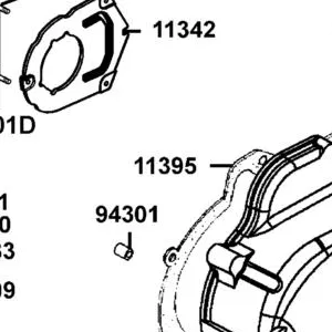 11395-LBD4-900 GASKET???L COVER A — diagram cutout