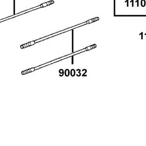 90032-KHC4-900 BOLT B STUD 8*190.5 — diagram cutout