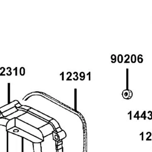 12391-BBF1-900 GASKET HEAD COVER — diagram cutout