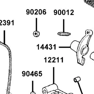 14431-GFY6-901 ARM VALVE ROCKER — diagram cutout